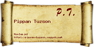 Pippan Tuzson névjegykártya